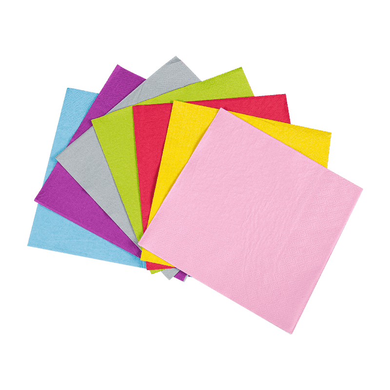 25x25 Renkli Basılı Kağıt Peçeteler SJ4102