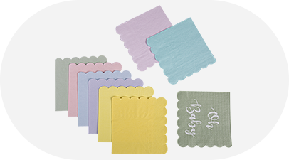 Kalıp kesimli peçeteler