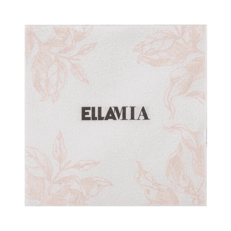 25x25 Tam Baskılı Tek Kullanımlık Peçeteler Havayolu Eco Peçeteleri Dayanıklı SJ1203