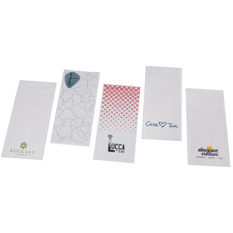 43x30 Keten Tek Kullanımlık Peçeteler Gibi Özelleştirilmiş Logo Havayolu Havayolu Akşam Yemeği Peçeteleri SJ1204