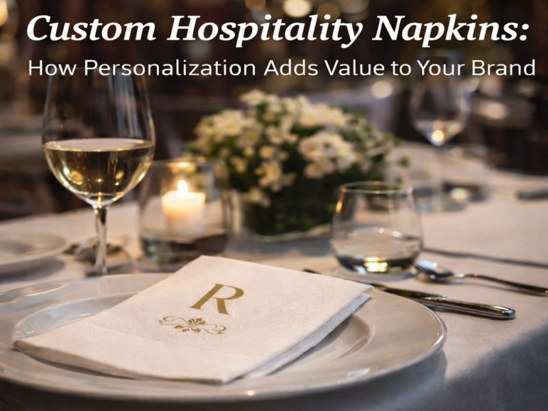 Özel Ağırlama Peçeteleri: Kişiselleştirme Markanıza Nasıl Değer Katar?